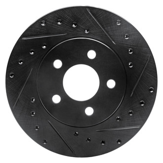 DFC® - Premium Drilled and Slotted Front Passenger Side Brake Rotor
