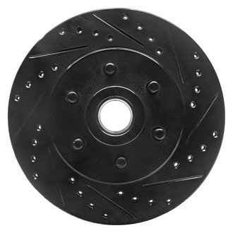DFC® - Premium Drilled and Slotted Front Passenger Side Brake Rotor