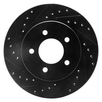 DFC® - Premium Drilled and Slotted Front Driver Side Brake Rotor