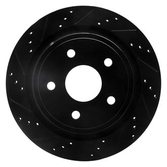 DFC® - Premium Drilled and Slotted Rear Driver Side Brake Rotor