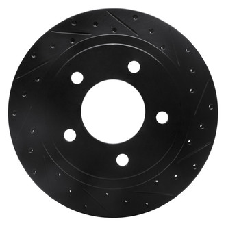 DFC® - Premium Drilled and Slotted Rear Passenger Side Brake Rotor