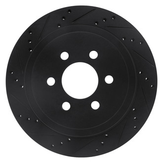 DFC® - Premium Drilled and Slotted Rear Driver Side Brake Rotor