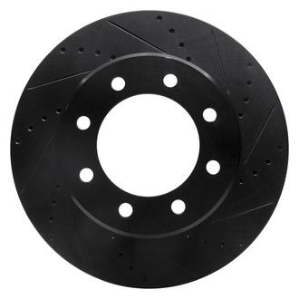 DFC® - Premium Drilled and Slotted Front Passenger Side Brake Rotor