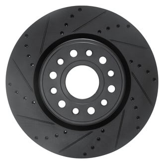 DFC® - Premium Drilled and Slotted Front Driver Side Brake Rotor