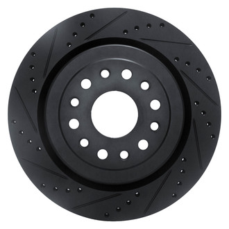 DFC® - Premium Drilled and Slotted Rear Driver Side Brake Rotor