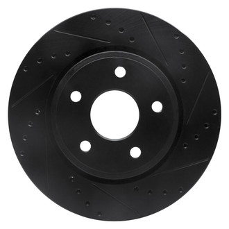 DFC® - Premium Drilled and Slotted Front Passenger Side Brake Rotor