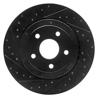 DFC® - Premium Drilled and Slotted Rear Driver Side Brake Rotor