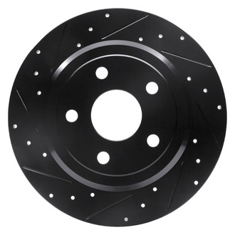 DFC® - Premium Drilled and Slotted Rear Driver Side Brake Rotor