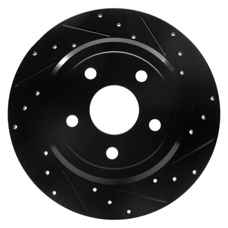 DFC® - Premium Drilled and Slotted Rear Passenger Side Brake Rotor