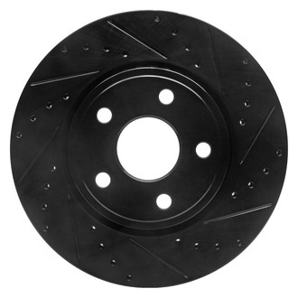 DFC® - Premium Drilled and Slotted Front Passenger Side Brake Rotor