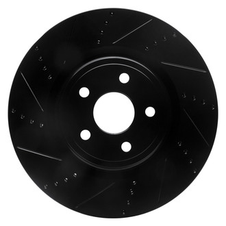 DFC® - Premium Drilled and Slotted Front Driver Side Brake Rotor
