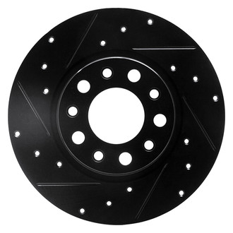 DFC® - Premium Drilled and Slotted Rear Driver Side Brake Rotor