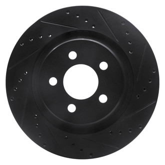 DFC® - Premium Drilled and Slotted Front Passenger Side Brake Rotor