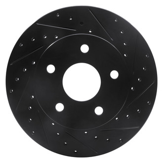 DFC® - Premium Drilled and Slotted Front Passenger Side Brake Rotor