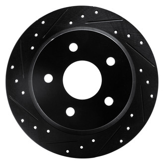 DFC® - Premium Drilled and Slotted Rear Driver Side Brake Rotor