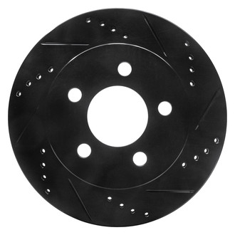 DFC® - Premium Drilled and Slotted Front Passenger Side Brake Rotor
