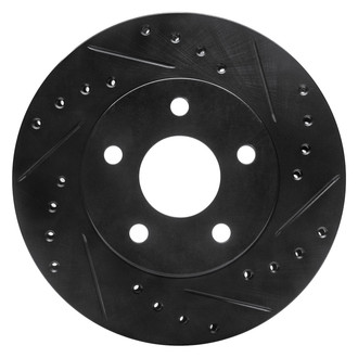 DFC® - Premium Drilled and Slotted Front Passenger Side Brake Rotor