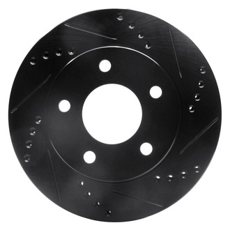 DFC® - Premium Drilled and Slotted Front Passenger Side Brake Rotor