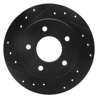 DFC® - Premium Drilled and Slotted Rear Driver Side Brake Rotor