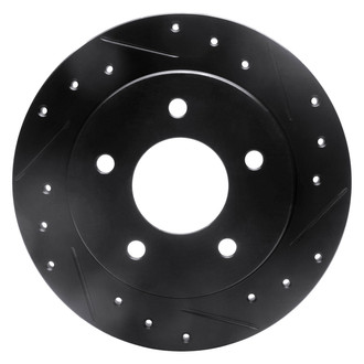 DFC® - Premium Drilled and Slotted Rear Passenger Side Brake Rotor