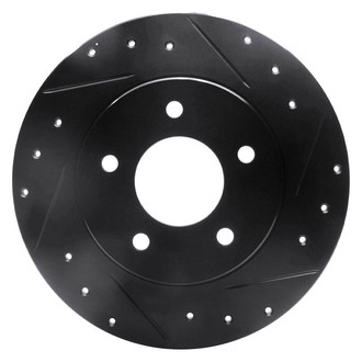 DFC® - Premium Drilled and Slotted Rear Passenger Side Brake Rotor