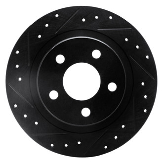DFC® - Premium Drilled and Slotted Rear Driver Side Brake Rotor