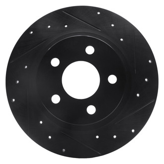 DFC® - Premium Drilled and Slotted Rear Passenger Side Brake Rotor