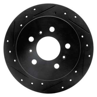 DFC® - Premium Drilled and Slotted Rear Driver Side Brake Rotor