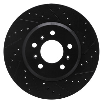 DFC® - Premium Drilled and Slotted Front Passenger Side Brake Rotor