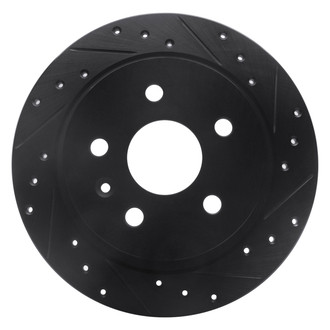 DFC® - Premium Drilled and Slotted Rear Passenger Side Brake Rotor
