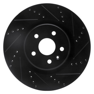 DFC® - Premium Drilled and Slotted Front Passenger Side Brake Rotor
