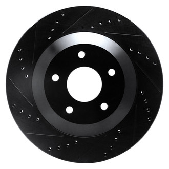 DFC® - Premium Drilled and Slotted Front Passenger Side Brake Rotor