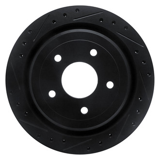 DFC® - Premium Drilled and Slotted Rear Driver Side Brake Rotor
