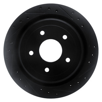 DFC® - Premium Drilled and Slotted Rear Passenger Side Brake Rotor