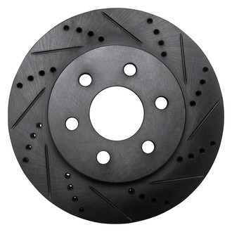 DFC® - Premium Drilled and Slotted Front Passenger Side Brake Rotor