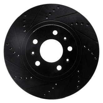 DFC® - Premium Drilled and Slotted Front Driver Side Brake Rotor