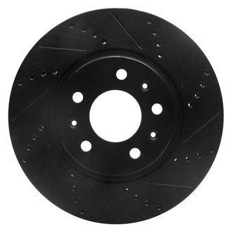 DFC® - Premium Drilled and Slotted Front Passenger Side Brake Rotor