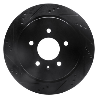 DFC® - Premium Drilled and Slotted Rear Driver Side Brake Rotor