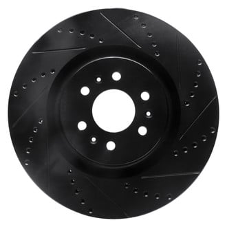 DFC® - Premium Drilled and Slotted Front Passenger Side Brake Rotor
