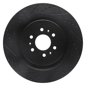 DFC® - Premium Drilled and Slotted Rear Driver Side Brake Rotor
