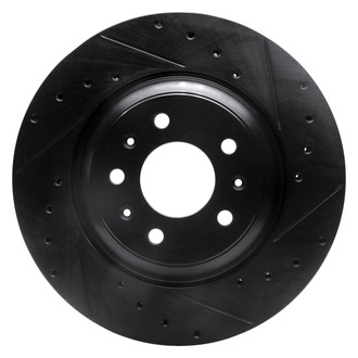 DFC® - Premium Drilled and Slotted Front Passenger Side Brake Rotor