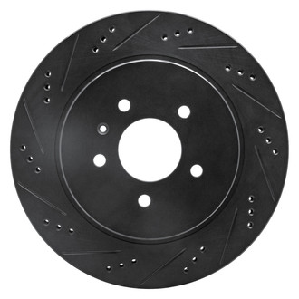 DFC® - Premium Drilled and Slotted Rear Driver Side Brake Rotor