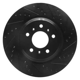 DFC® - Premium Drilled and Slotted Front Passenger Side Brake Rotor