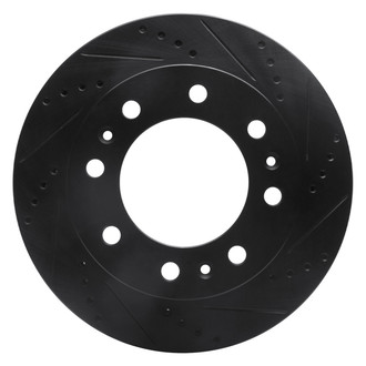 DFC® - Premium Drilled and Slotted Front Passenger Side Brake Rotor