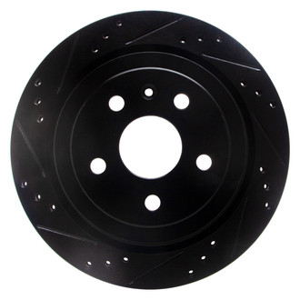 DFC® - Premium Drilled and Slotted Rear Driver Side Brake Rotor
