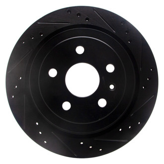DFC® - Premium Drilled and Slotted Rear Passenger Side Brake Rotor