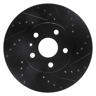 DFC® - Premium Drilled and Slotted Front Passenger Side Brake Rotor