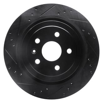DFC® - Premium Drilled and Slotted Rear Driver Side Brake Rotor