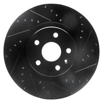 DFC® - Premium Drilled and Slotted Front Passenger Side Brake Rotor