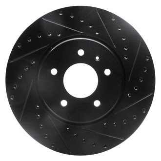 DFC® - Premium Drilled and Slotted Front Passenger Side Brake Rotor
